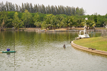 boat on the river