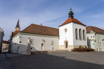 Later Gothic St. Anna Chapel built around 1485 in Szekesfehervar.