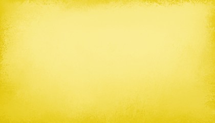 Vintage yellow gold background paper with faint old texture design, light pastel or lemon yellow color with faint grunge border design © Attitude1