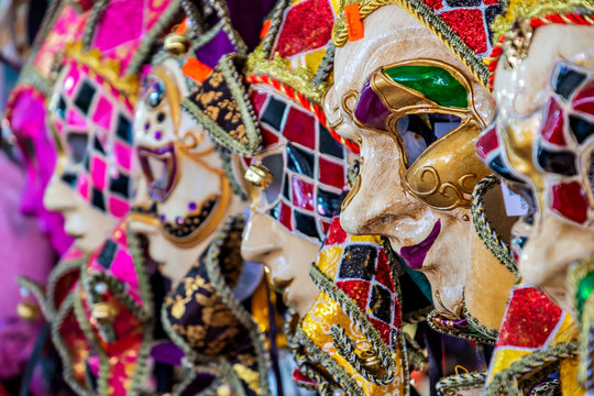 Mardi Gras Masks in New Orleans Louisiana