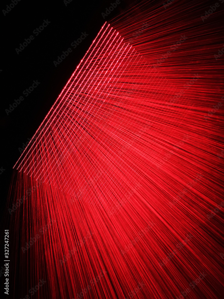 Wall mural Stage red light set