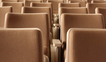 Obraz premium rows of seats in the stadium