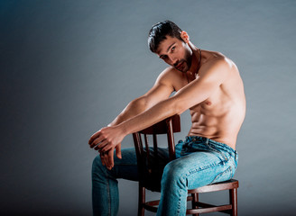 Studio fashion portrait