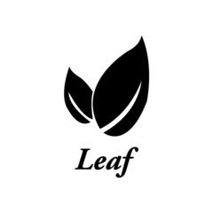 leaf icon vector - illustration