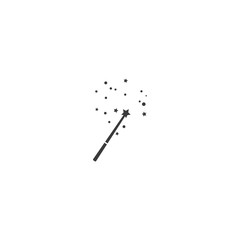 Wand magic stick Logo Template vector symbol