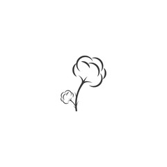 Cotton Logo Template vector symbol