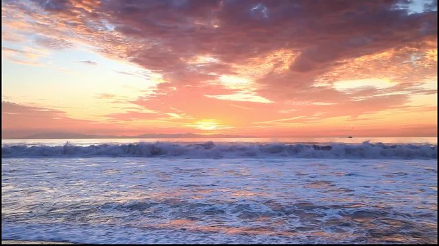 Tidal Waves on Shoreline