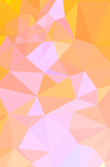 Orange vector abstract mosaic background