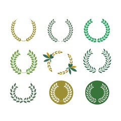 laurel wreath vector illustration