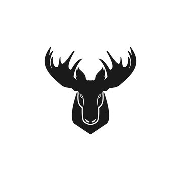 moose head logo design