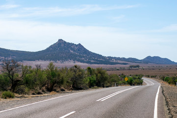 Flinders' Ranges Way somewhere between Hawker and Port Augusta, SA, Australia