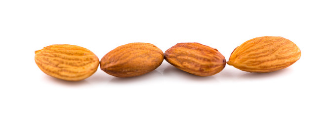 Almond  / Nuts isolated on white background