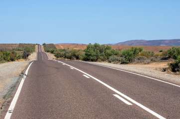 Flinders' Ranges Way somewhere between Hawker and Port Augusta, SA, Australia