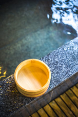 日本の温泉　和風イメージ