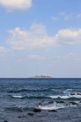 Fototapeta premium 軍艦島 長崎の世界遺産