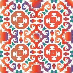 Obraz premium Mexican vintage talavera tiles.