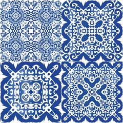 Antique portuguese azulejo ceramic.