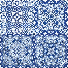 Traditional ornate portuguese azulejos.