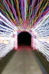 tunnel of lights