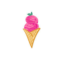 ice cream bingsu dessert drawing graphic object