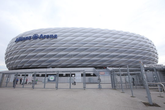 VIEW of Alianz Arena the Home of Bayern Munich and 1860 Munich