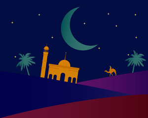 Illustration of Ramadan background. design vector