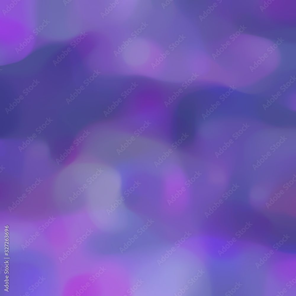 Fototapete unfocused bokeh square format background graphic with slate blue, medium purple and dark slate blue 