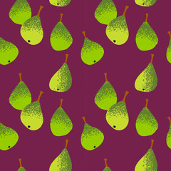 bright juicy pear pattern