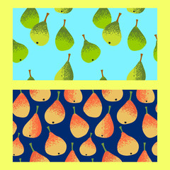 set of patterns with pears