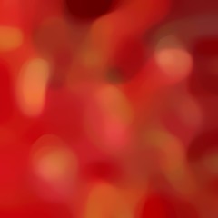 blurred bokeh iridescent square format background with firebrick, dark red and coffee colors space for text or image