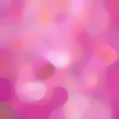 blurred square format background bokeh graphic with hot pink, mulberry  and pink colors and space for text