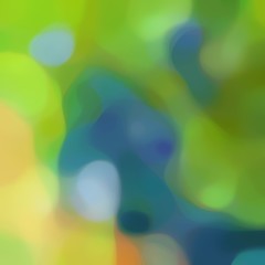 blurred square format background with sea green, olive drab and dark khaki colors and space for text or image