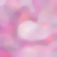 blurred bokeh square format background texture with plum, pastel pink and pale violet red colors and free text space