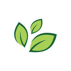 group nature green leaf color shape logo design