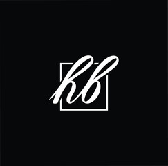 Initial based modern and minimal Logo. HB BH letter trendy fonts monogram icon symbol. Universal professional elegant luxury alphabet vector design
