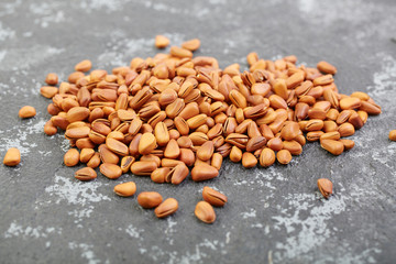 Fried pine nuts