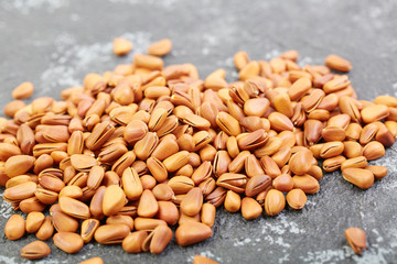 Fried pine nuts