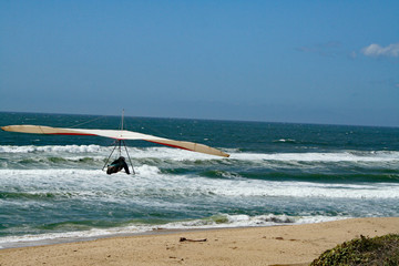 Hang Glider on the Beach (CA 00211)