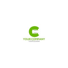 Fototapeta premium C Guitar Logo Design Vector