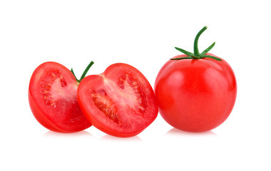 Tomato isolated on white background