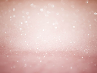 Abstract Pink bokeh defocus glitter blur background.
