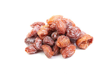 A pile of preserved apricot