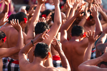 Fototapeta premium Kecak dance in Uluwatu, Bali