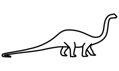 An illustration icon of a Diplodocus