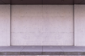 street wall background ,Industrial background, empty grunge urban street with warehouse brick wall