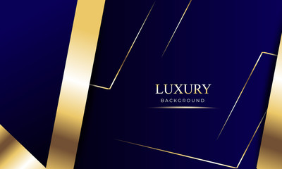 Luxury background. black, gold and blue color gradient style high quality resolution, Vector illustration.