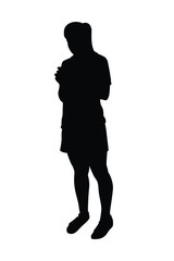 Silhouette of people vector