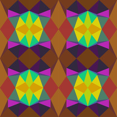 Abstract seamless colourful pattern geometric backgrounds vector design