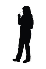 Silhouette of people vector