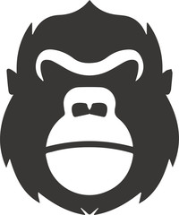 ゴリラアイコンイラスト